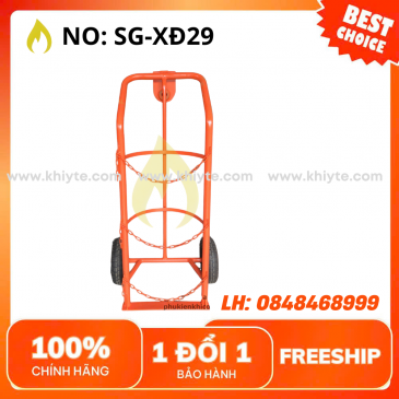 Xe Đẩy Bình Gas 45kg – Giải Pháp An Toàn, Tiện Lợi Cho Vận Chuyển Bình Gas Công Nghiệp