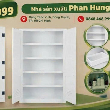 TỦ HÓA CHẤT PP SG-099 CHỐNG TIA UV – GỌN GÀNG, BỀN, PHÙ HỢP MÔI TRƯỜNG CÔNG NGHIỆP